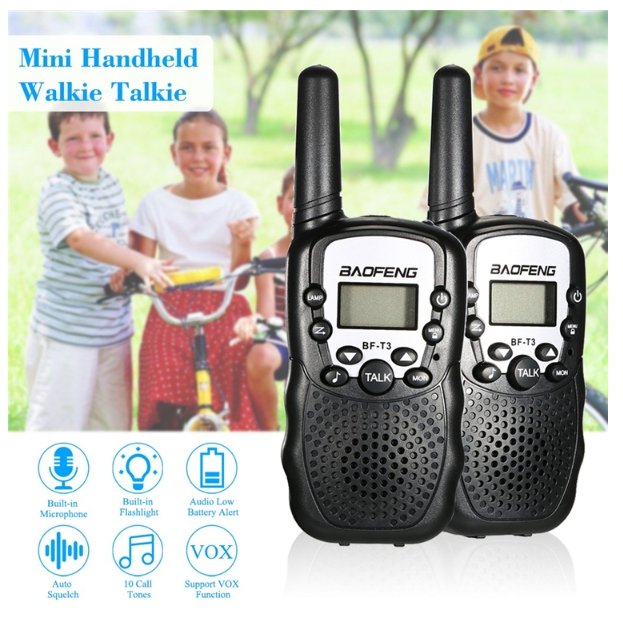 Baofeng™ Pair of Walkie Talkies (2 pcs) For Kids Radio Walkie Talkie UHF 8 Channel Two-Way Transceiver Built-in Flashlight 5 Color for Choice - Bootiq
