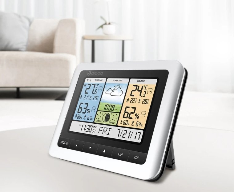 Digoo™ Wireless Weather Station Color Home Weather LCD