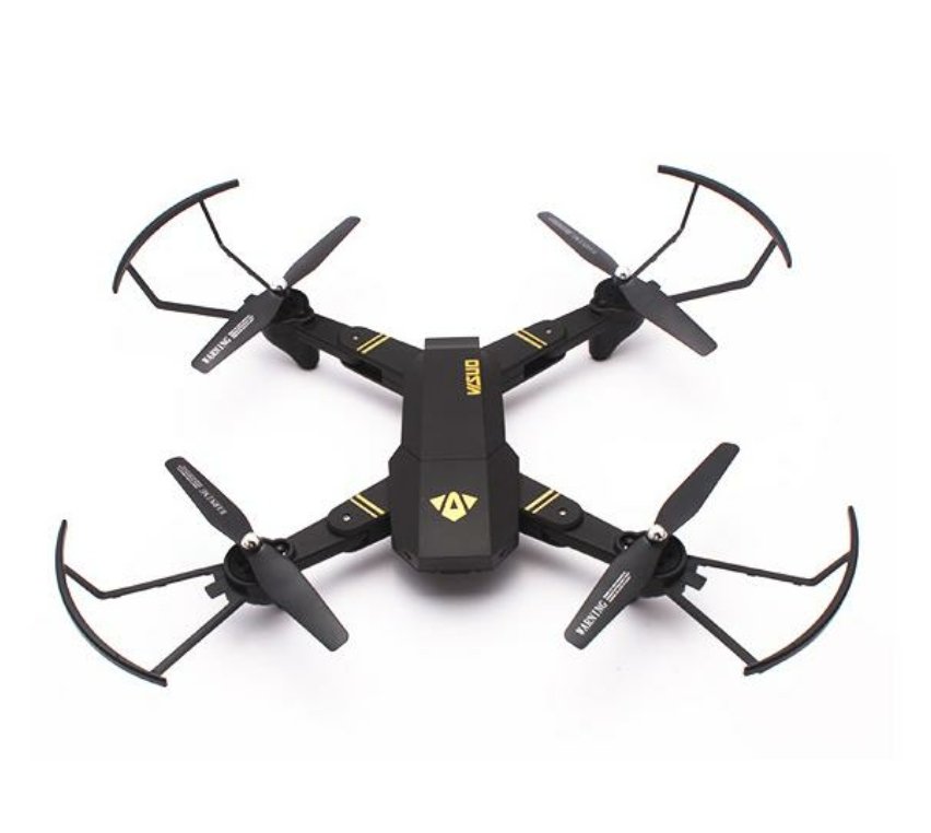 Visuo™ Dron with Camera HD Quadcopter Easy Fly Foldable Arms - Bootiq