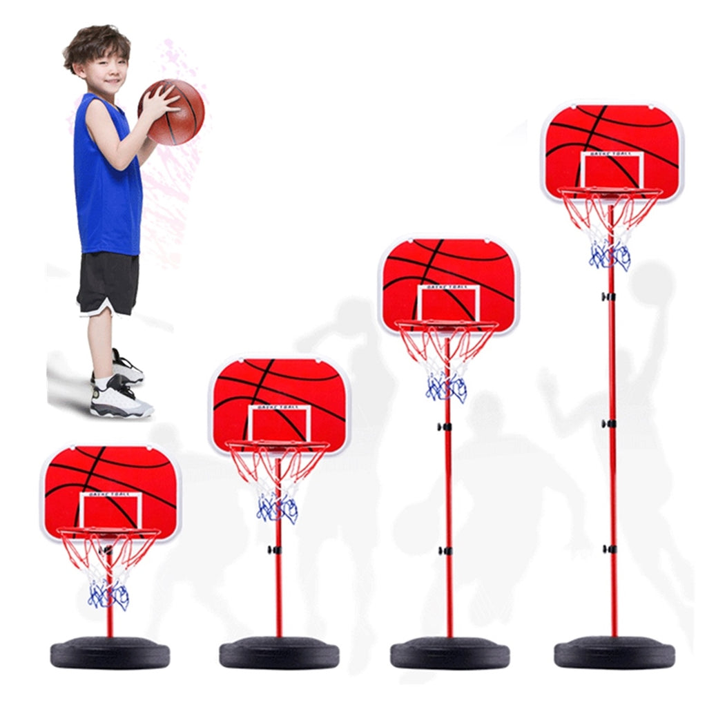Adjustable Basketball Hoop Stand 49-150cm Basketball BackBoard with Basketball Air Pump