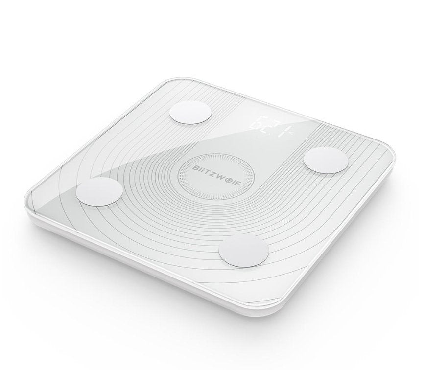 BlitzWolf® Digital Connected Scale with APP Weight Body Fat Control Data Analysis Body Metrics - Bootiq