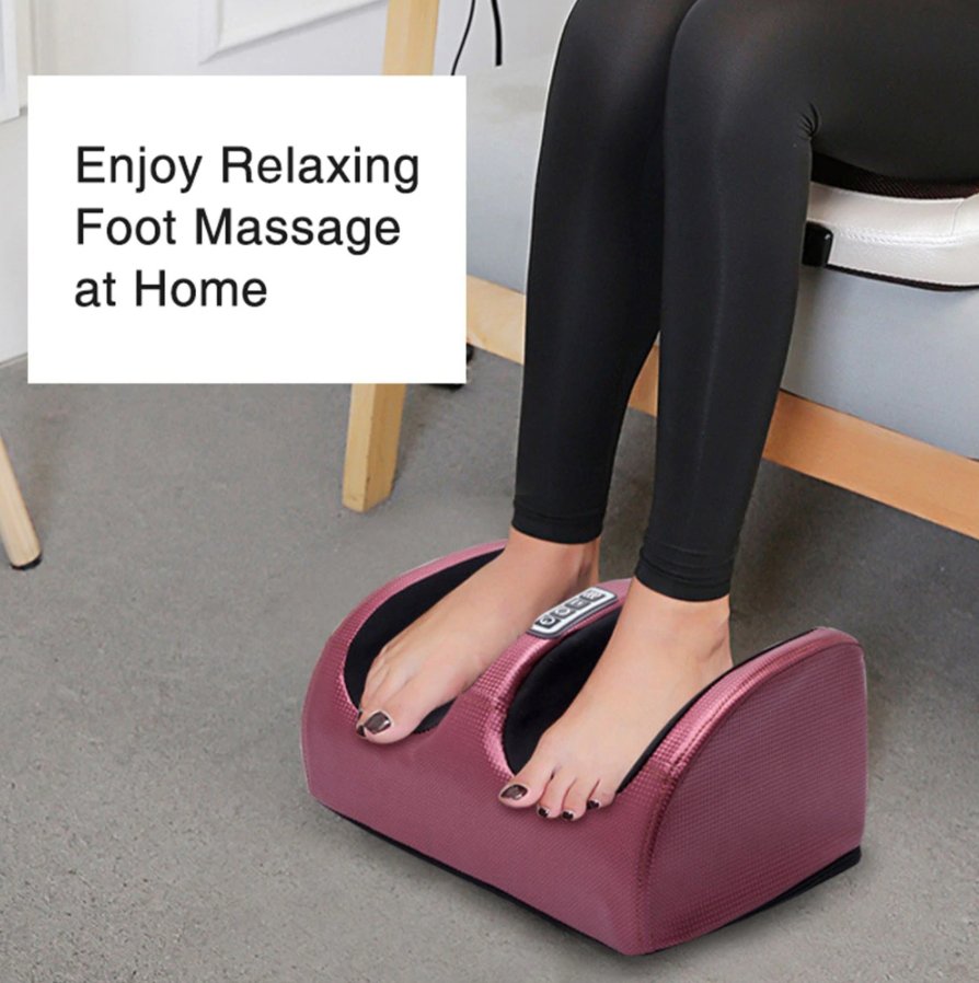 CalmLife™ Foot Massager Machine Electric Massager Shiatsu Therapy Roller - Bootiq