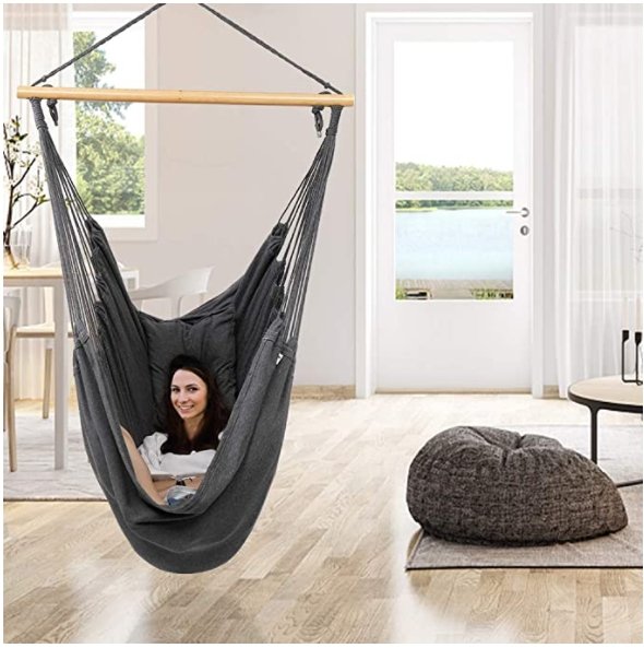CalmLife™ Hanging Chair Outdoor Swing Chair Hanging Egg - Bootiq