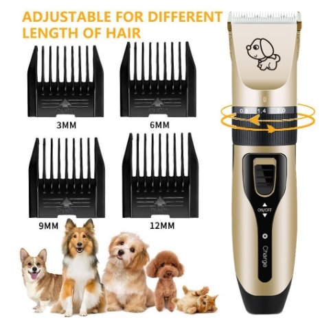 CleanPet™ Silent Dog Clippers Cordless Grooming Kit Rechargeable for Dogs Cats - Bootiq