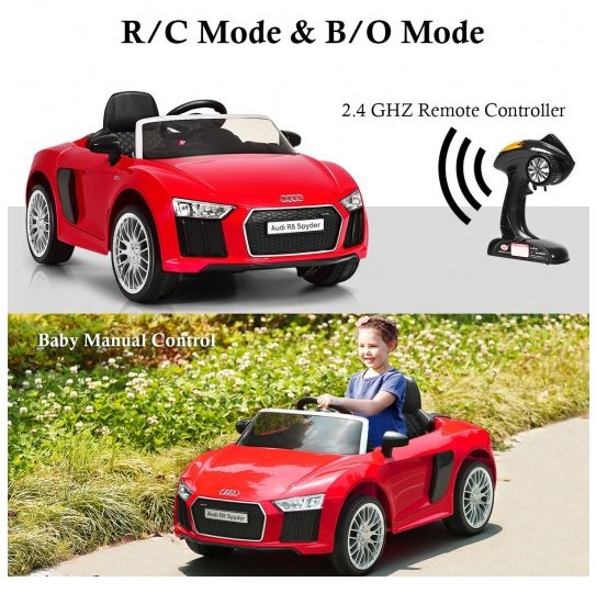 SpeedWheels™ Audi R8 Electric Kids Car Remote Control Ride on Car With Parental Control - Bootiq