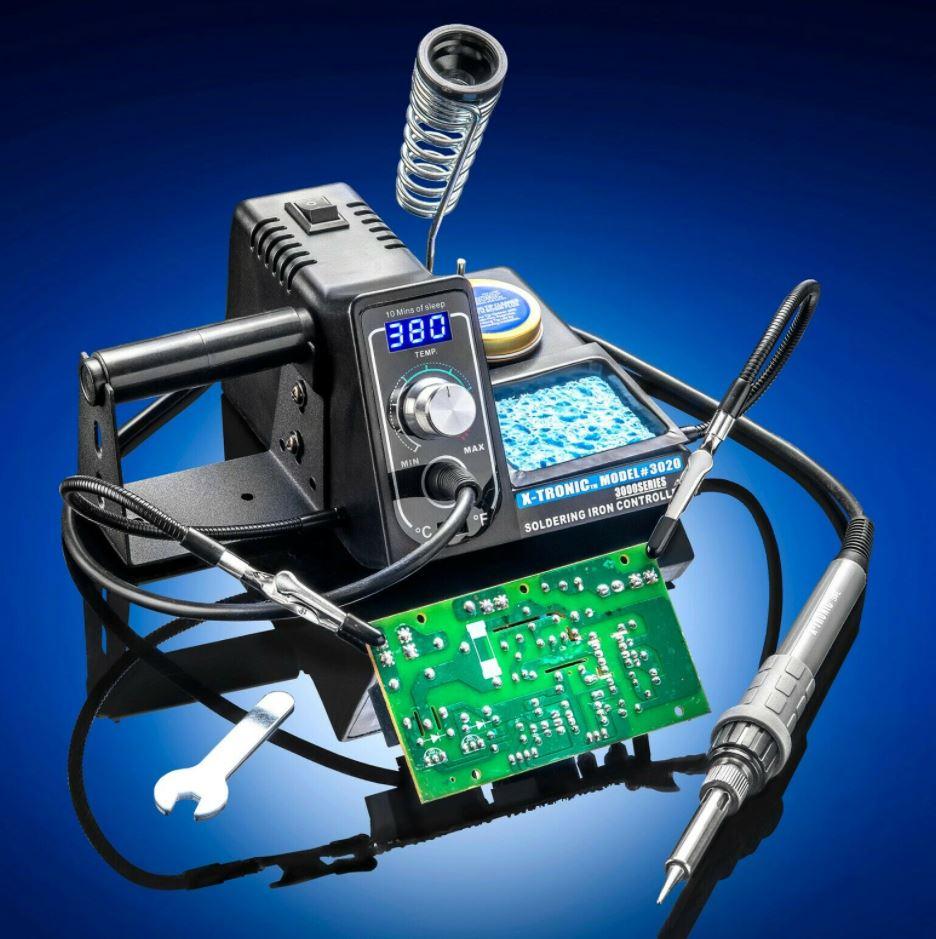 X-Tronic™ Soldering Station Digital Display With Helping Hands - Bootiq